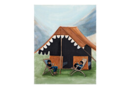 Matthew Krishanu, Mountain Tent Two Boys, 2020 Anomie Publishing